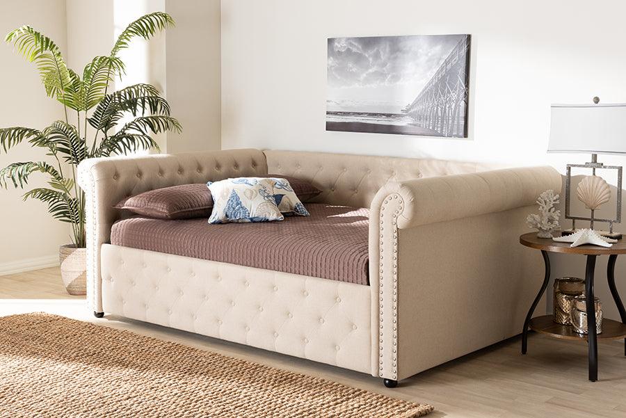 Wholesale Interiors Daybeds - Mabelle 100.6" Daybed Beige