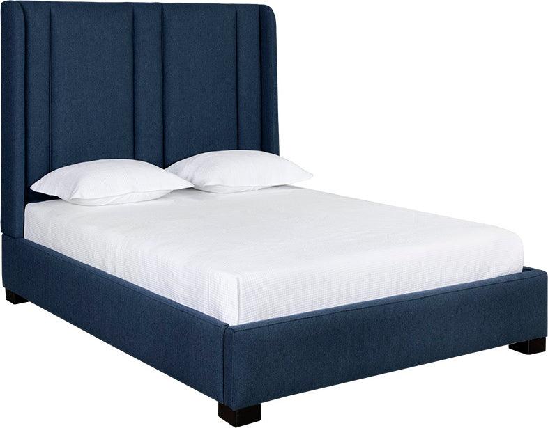 SUNPAN Beds - Clemonte Bed - Queen - Liv Indigo Blue