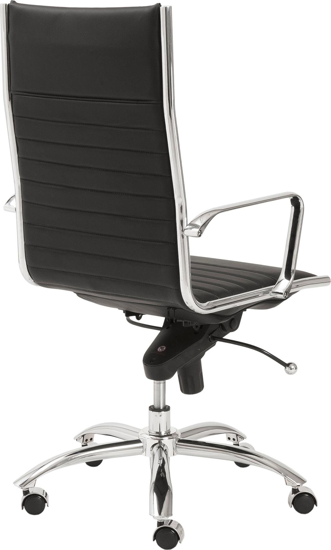 Euro Style Task Chairs - Dirk High Back Office Chair Black