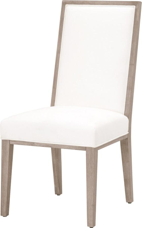 Essentials For Living Dining Chairs - Martin Dining Chair Set of 2 Natural Gray & Pearl White