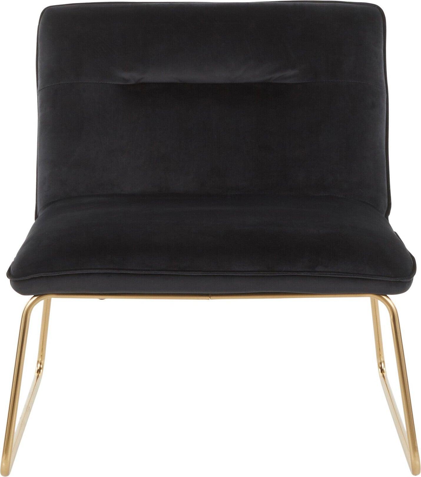 Lumisource Accent Chairs - Casper Accent Chair Gold & Black