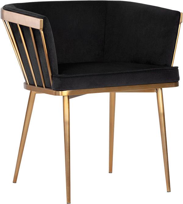 SUNPAN Dining Chairs - Caily Dining Armchair - Abbington Black