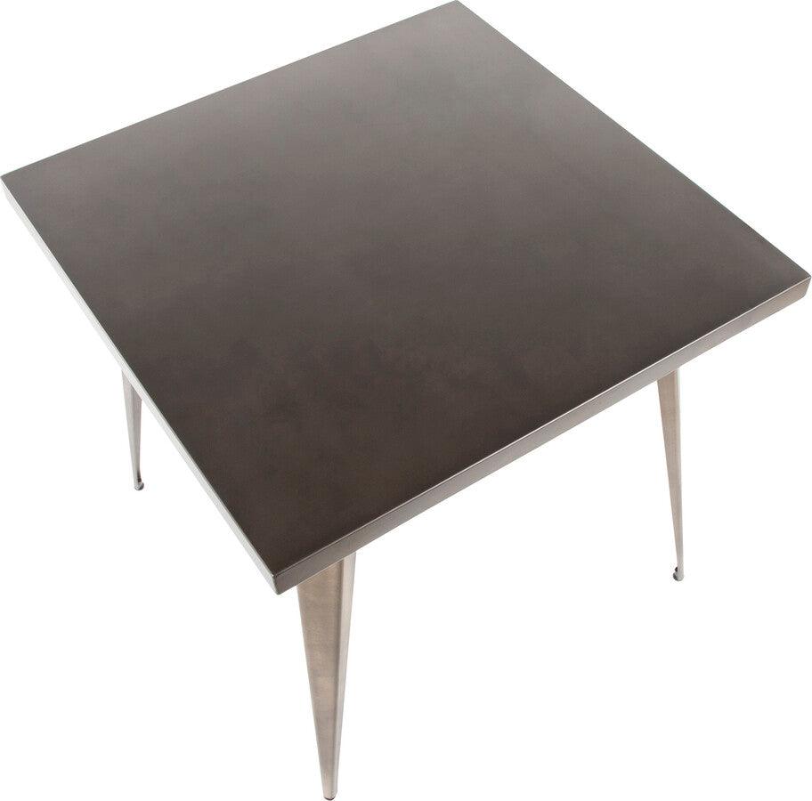 Lumisource Dining Tables - Austin Industrial Dining Table 32" Antique
