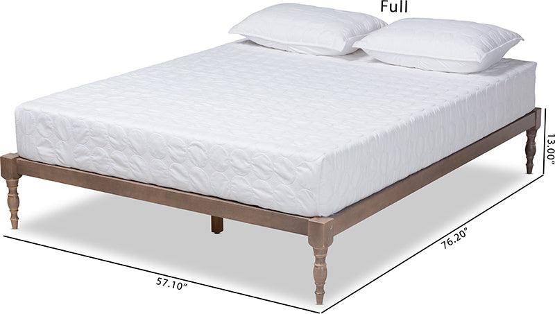 Wholesale Interiors Beds - Iseline Full Bed Antique Oak