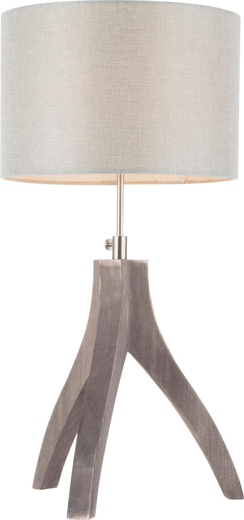 Lumisource Table Lamps - Wishbone Table Lamp & Light Gray