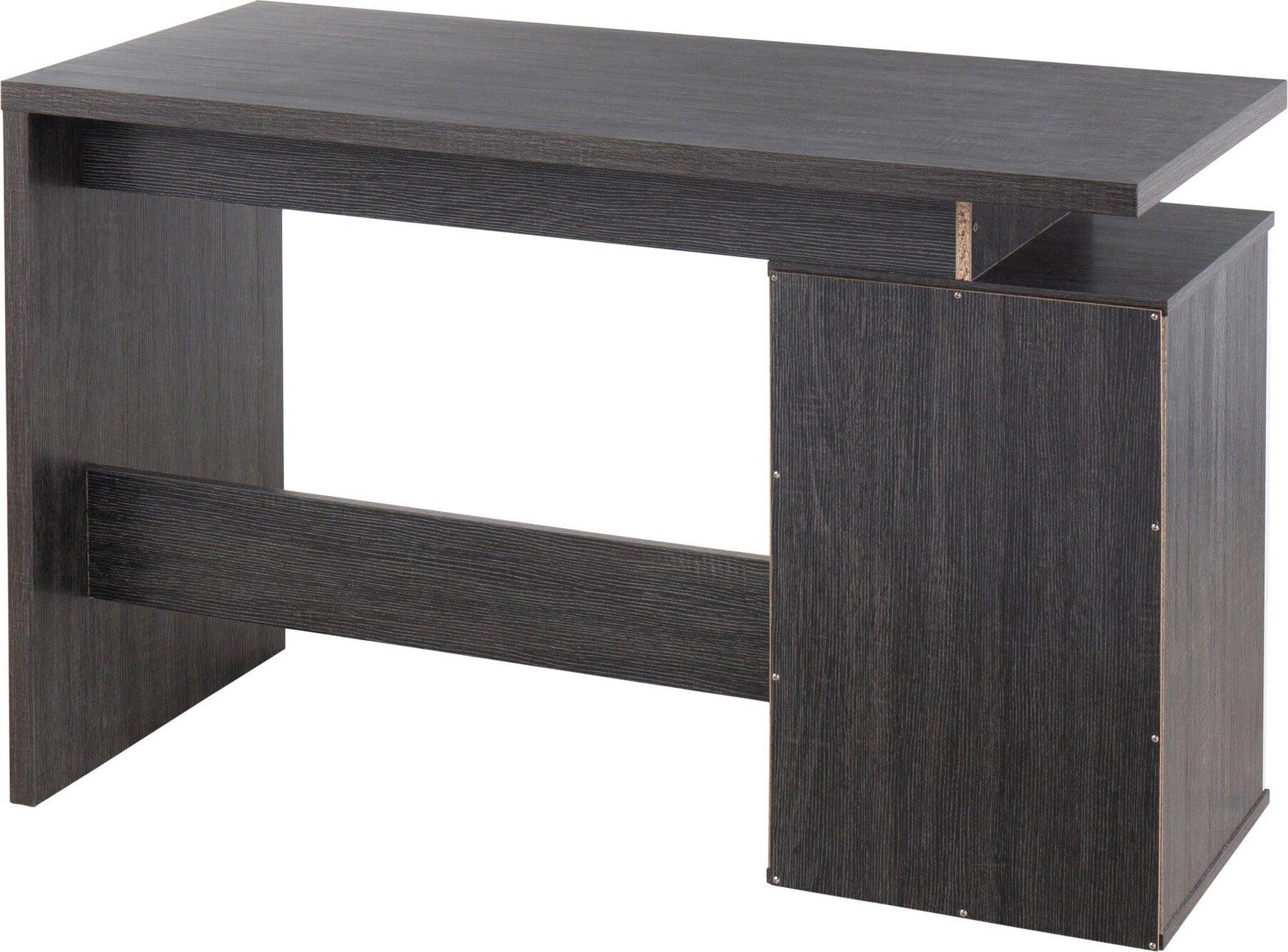 Lumisource Desks - Quinn Desk Charcoal & White