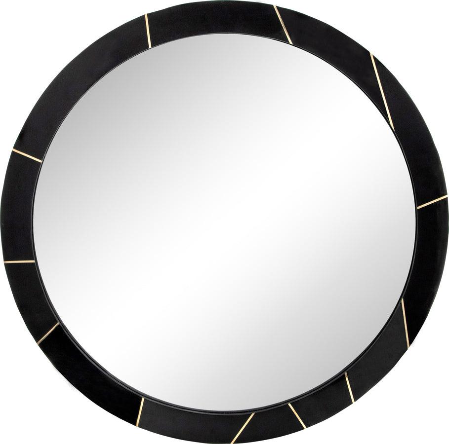 Sagebrook Home Mirrors - Metal 29" Black Mirror Wb