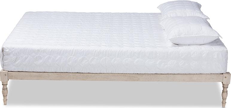 Wholesale Interiors Beds - Iseline King Bed Antique White