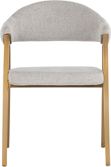 SUNPAN Dining Chairs - Burgos Dining Armchair - Belfast Heather Grey