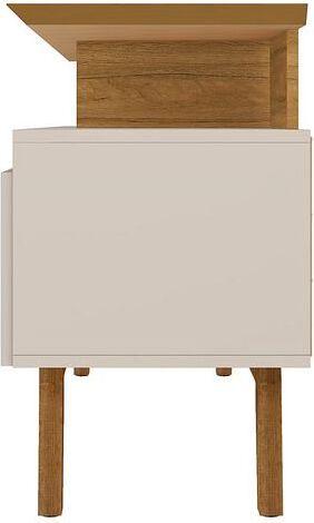 Manhattan Comfort TV & Media Units - Yonkers 62.99 TV Stand in Off White and Cinnamon