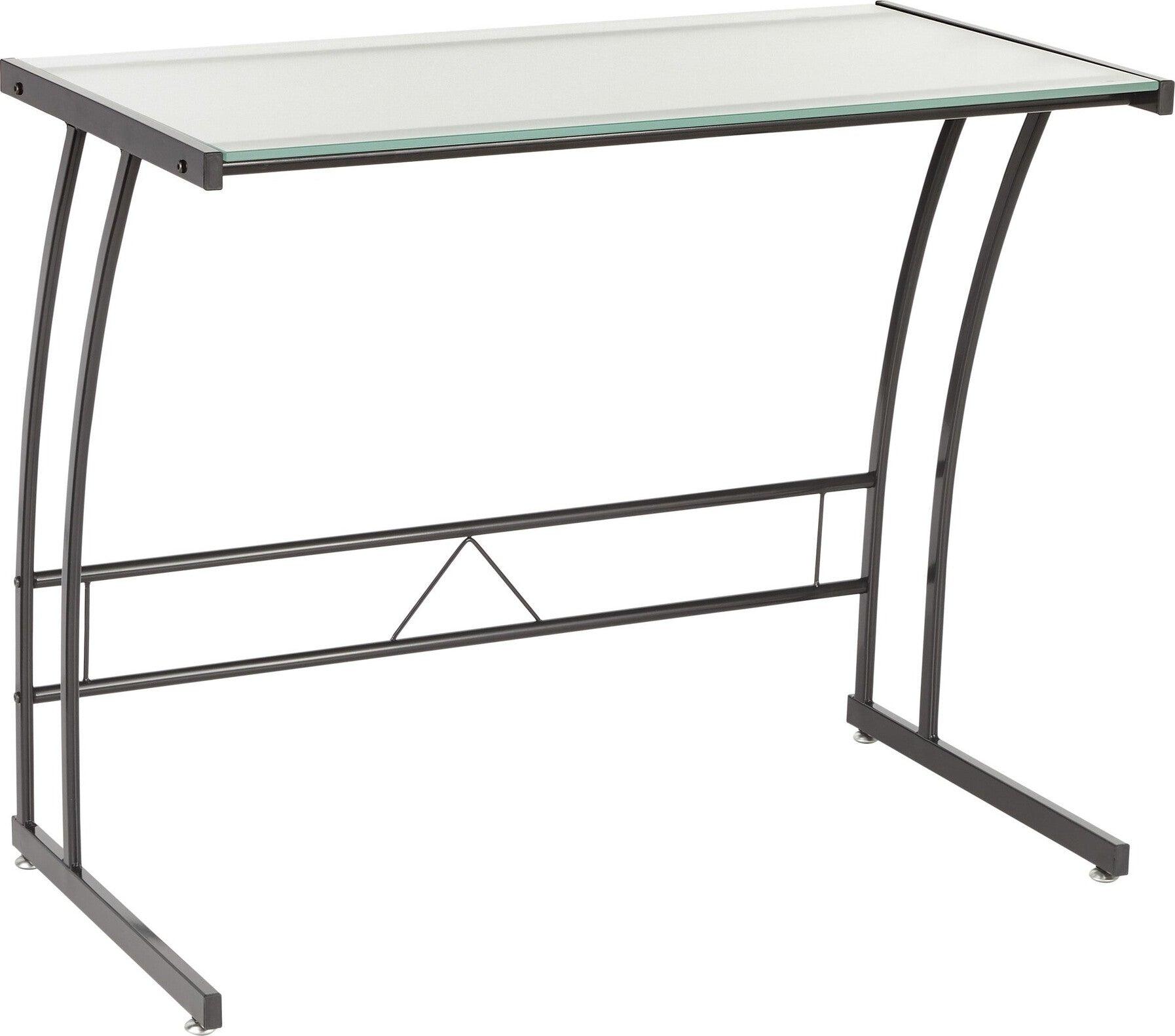 Lumisource Desks - Single Bit Computer Desk Black & White