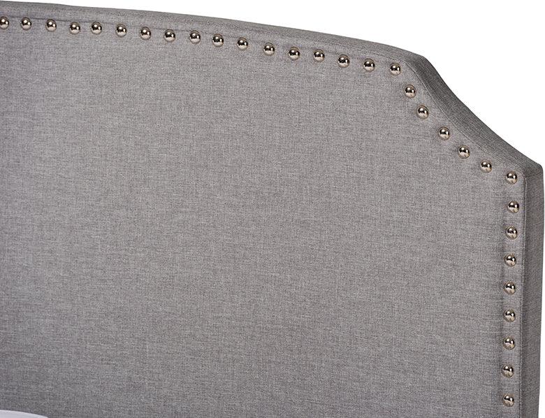 Wholesale Interiors Beds - Larese King Storage Bed Light Gray & Black
