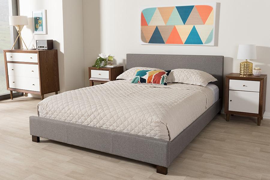 Wholesale Interiors Beds - Elizabeth Full Bed Gray