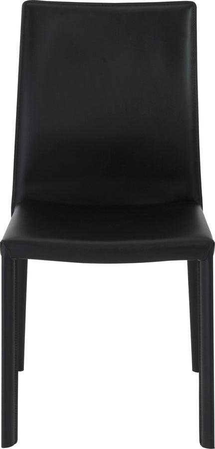 Euro Style Dining Chairs - Hasina Side Chair in Black - Set of 2