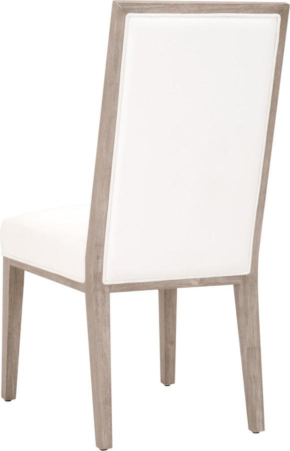 Essentials For Living Dining Chairs - Martin Dining Chair Set of 2 Natural Gray & Pearl White