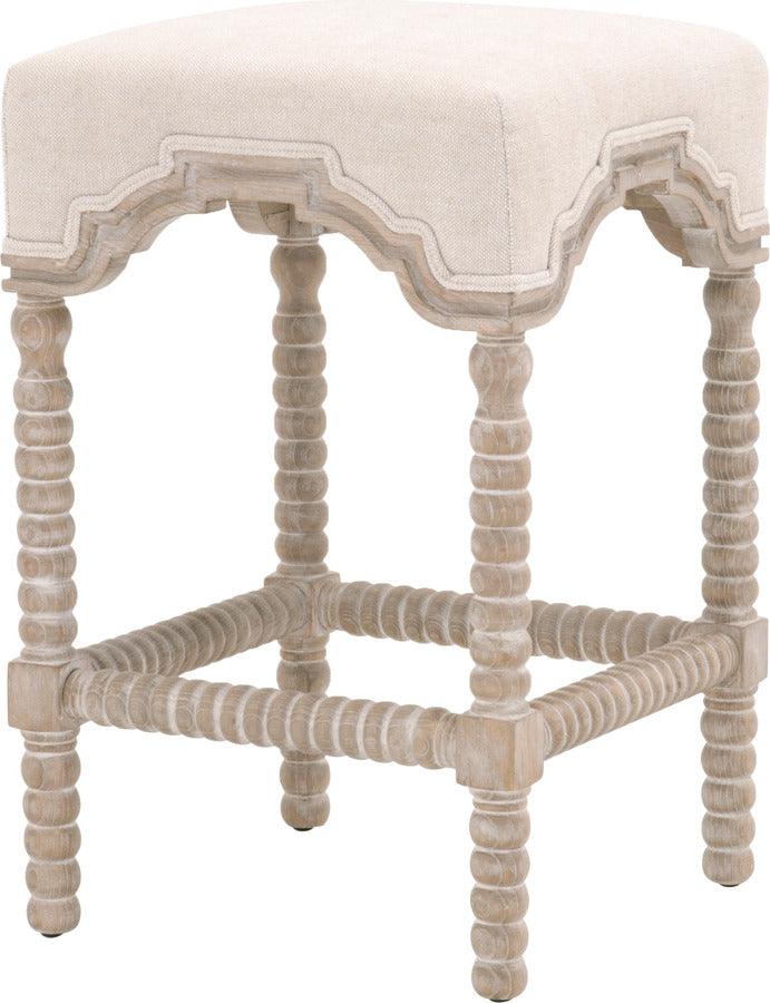 Essentials For Living Barstools - Rue Counter Stool Bisque French Linen