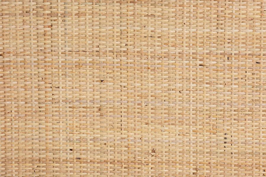 Wholesale Interiors Nightstands & Side Tables - Camara Modern Bohemian Natural Brown Rattan 1-Drawer Nightstand