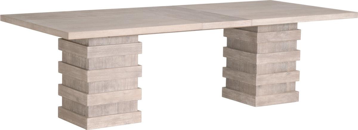 Essentials For Living Dining Tables - Plaza Extension Dining Table Natural Gray Acacia