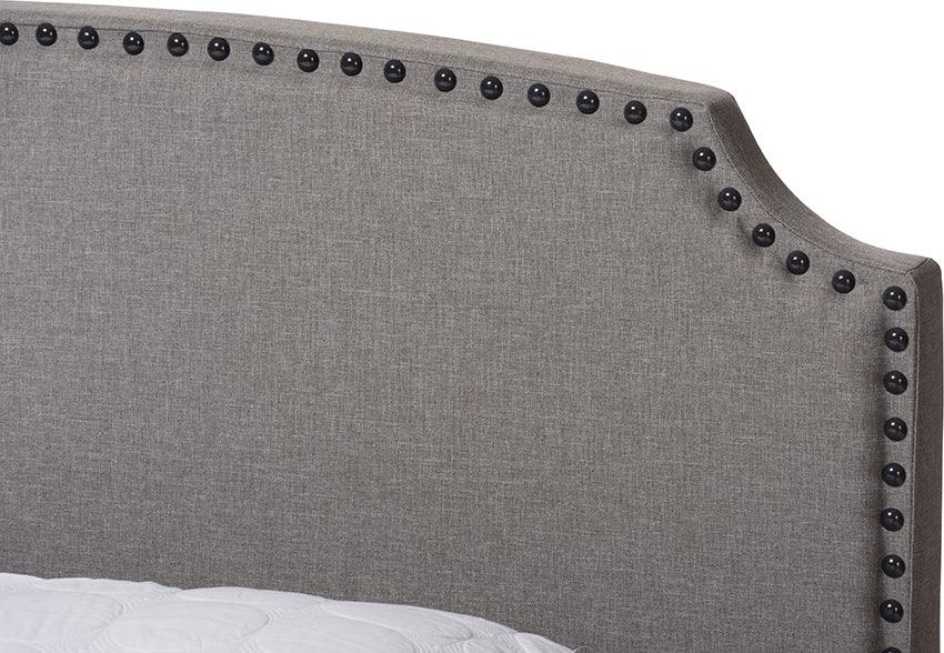 Wholesale Interiors Beds - Odette Full Bed Light Gray