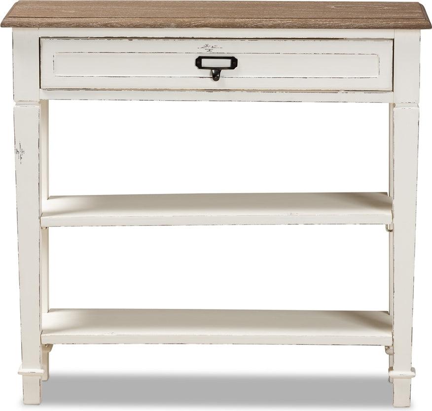 Wholesale Interiors Consoles - Dauphine Traditional French Accent Console Table-1 Drawer