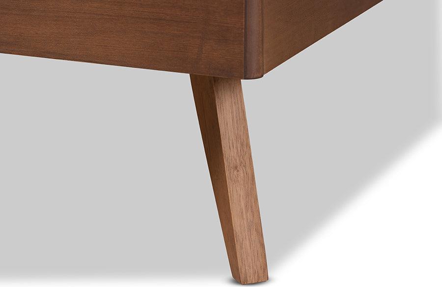 Wholesale Interiors Beds - Saki Full Bed Walnut Brown
