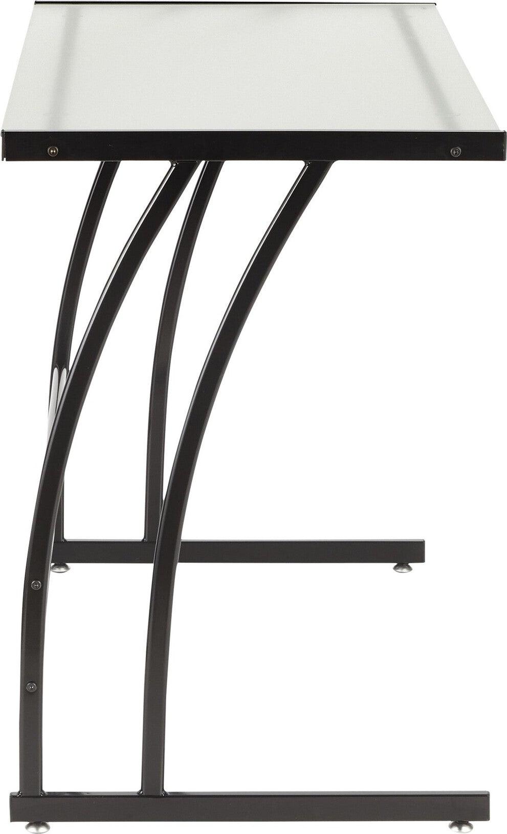 Lumisource Desks - Single Bit Computer Desk Black & White