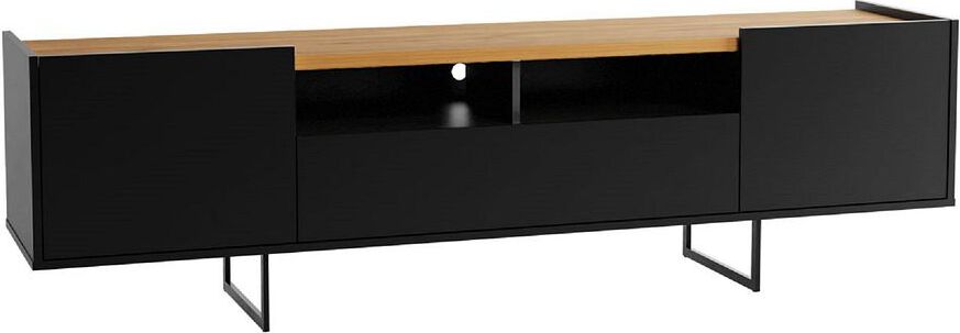 Manhattan Comfort TV & Media Units - Winston 70.86 TV Stand in Black and Cinnamon