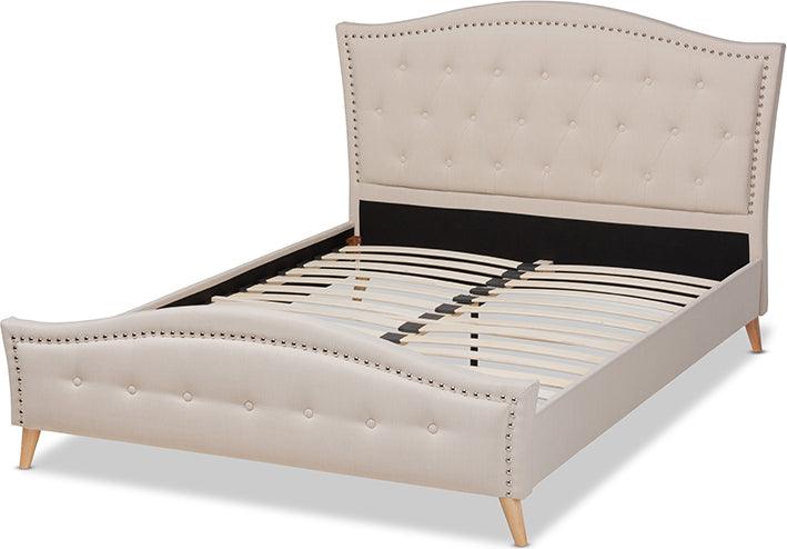 Wholesale Interiors Beds - Felisa King Bed Beige