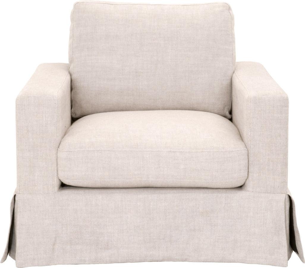 Essentials For Living Accent Chairs - Maxwell Sofa Chair Bisque French Linen