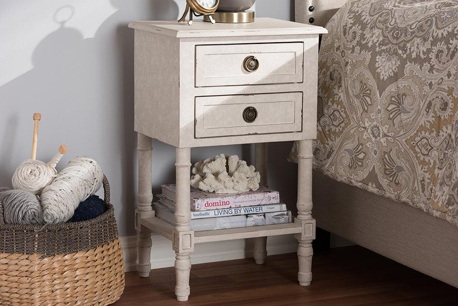 Wholesale Interiors Nightstands & Side Tables - Lenore Nightstand White
