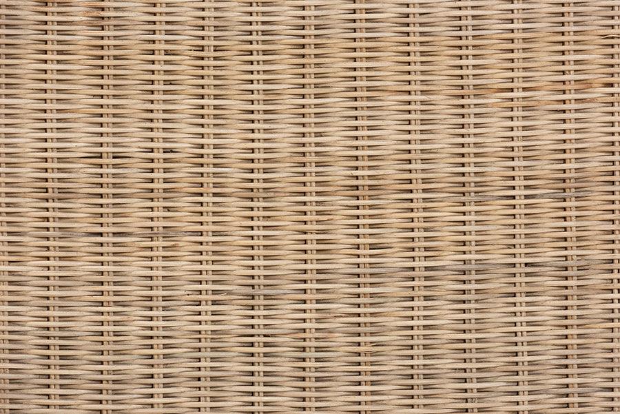 Wholesale Interiors Headboards - Cantara Modern Bohemian Natural Rattan Queen Size Standalone Headboard