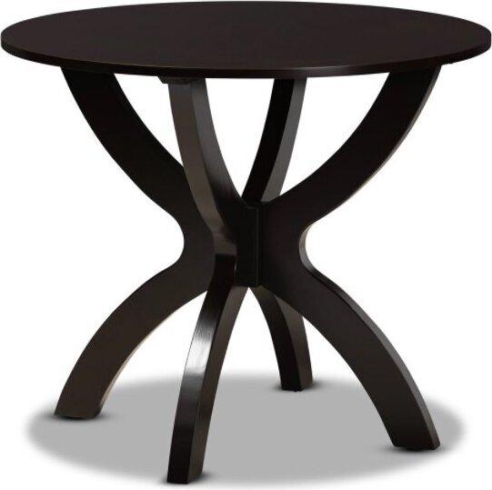 Wholesale Interiors Dining Tables - Tilde 35" Round Dining Table Dark Brown