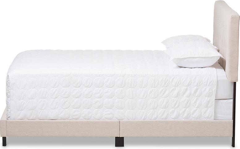 Wholesale Interiors Beds - Cassandra Full Bed Light Beige