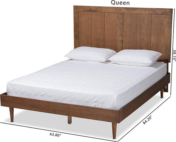 Wholesale Interiors Beds - Nicola Full Bed Ash Walnut