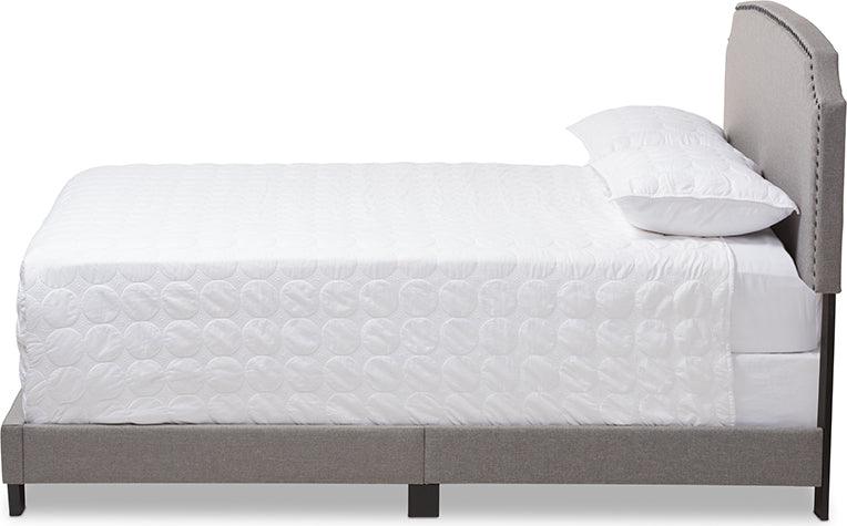 Wholesale Interiors Beds - Odette Full Bed Light Gray