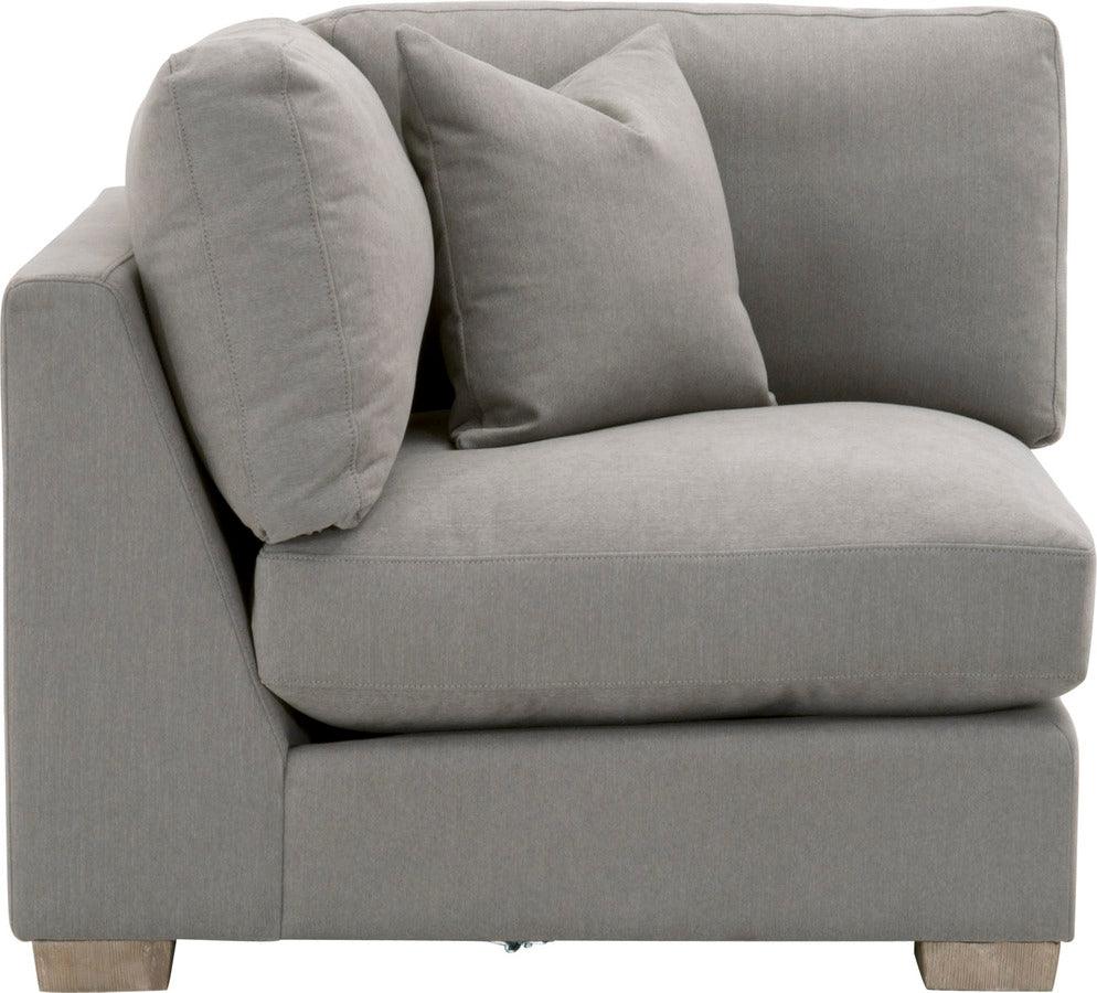Essentials For Living Accent Chairs - Hayden Modular Taper Sofa Corner Chair LiveSmart Peyton Slate