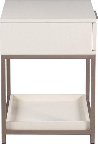SUNPAN Nightstands & Side Tables - Rebel Nightstand - Champagne Gold - Cream Cream