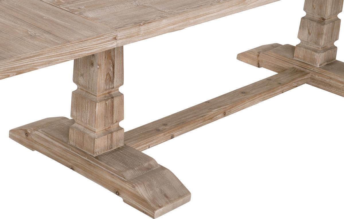 Essentials For Living Dining Tables - Hayes Extension Dining Table Smoke Gray Pine