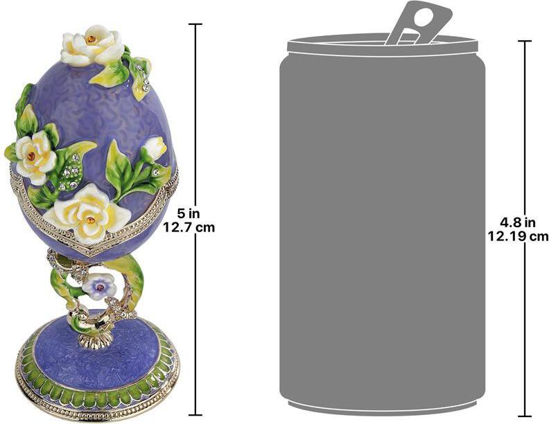 Design Toscano For Her - Lavender Spring Bouquet Egg