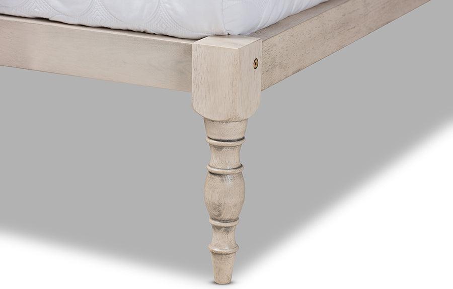 Wholesale Interiors Beds - Iseline King Bed Antique White