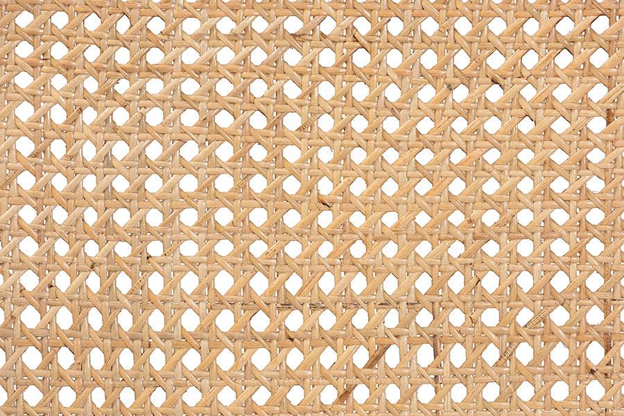 Wholesale Interiors Headboards - Linette Modern Bohemian Natural Rattan Queen Size Standalone Headboard
