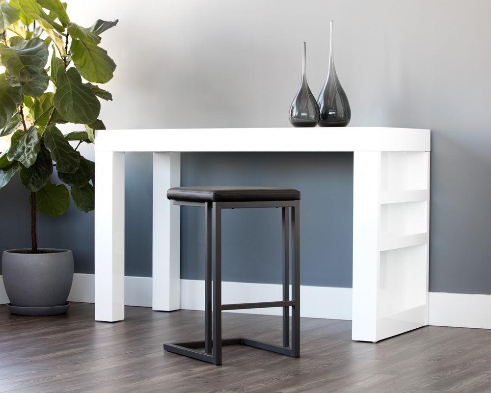 SUNPAN Barstools - Boone Counter Stool - Grey - Onyx (Set of 2)