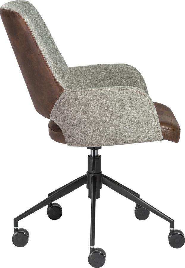 Euro Style Task Chairs - Desi Tilt Office Chair Gray