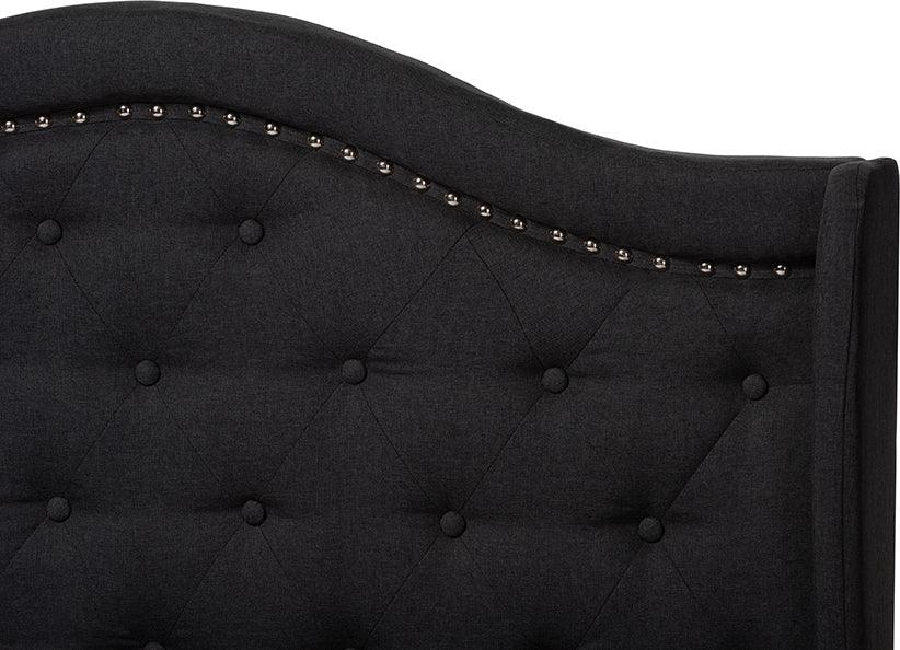 Wholesale Interiors Beds - Aden King Bed Charcoal Gray