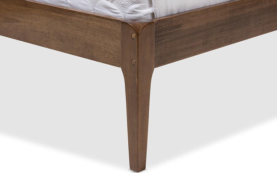 Wholesale Interiors Beds - Ember King Bed Gray/Walnut Brown