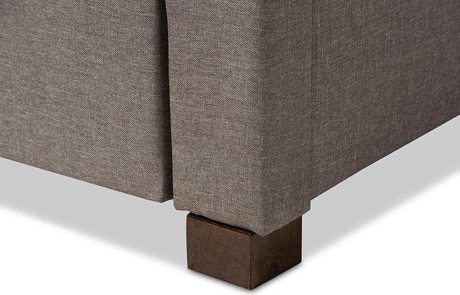 Wholesale Interiors Beds - Brandy King Bed with Storage Gray