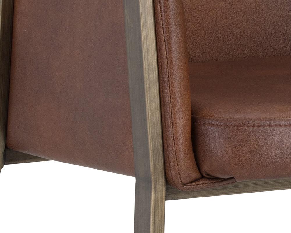 SUNPAN Dining Chairs - Bernadette Dining Armchair - Bravo Cognac
