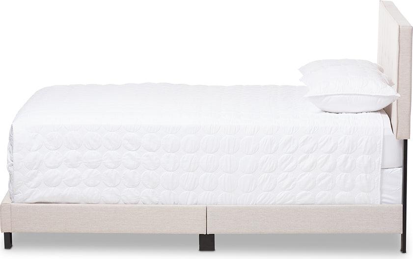 Wholesale Interiors Beds - Hampton Full Bed Light Beige