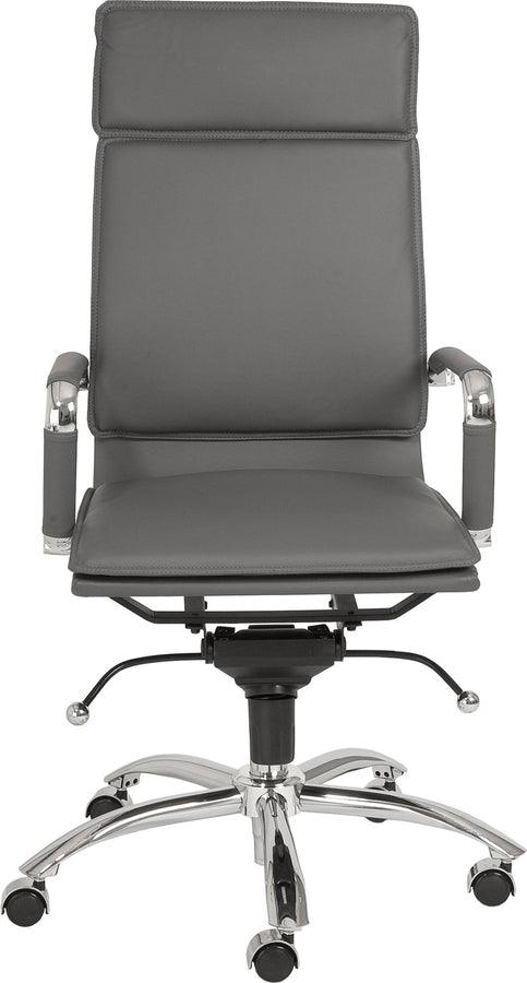 Euro Style Task Chairs - Gunar Pro High Back Office Chair Gray