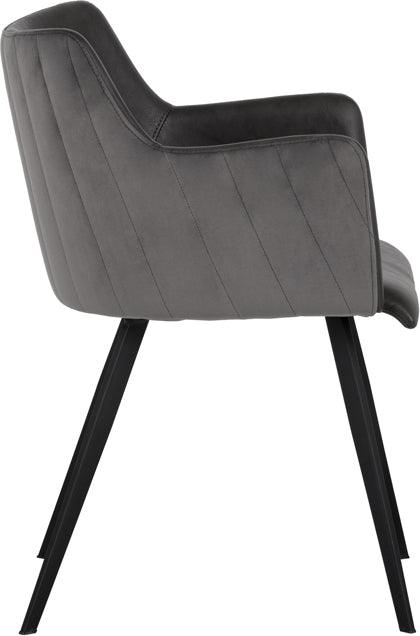 SUNPAN Dining Chairs - Griffin Dining Armchair - Town Grey / Roman Grey